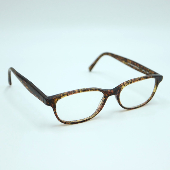 Tom Davies Handmade Eyeglasses Frame 49-17-135 Brown Tortoise TD224 Col 667 - Picture 1 of 12